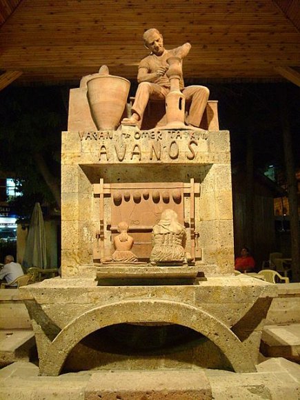 Avanos Meydandaki heykel