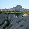 Göreme'den gözüken Uçhisar Kalesi.