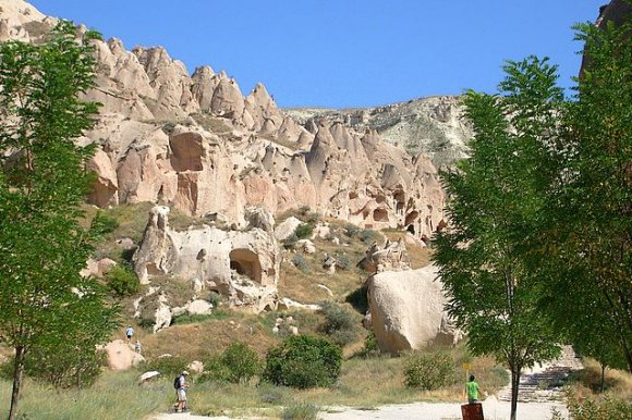 Daha sonra biletlerimizi alıp Zelve Açık Hava Müzesine girdik.