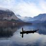 Hallstatt Gölü'ndeki balıkçı abi