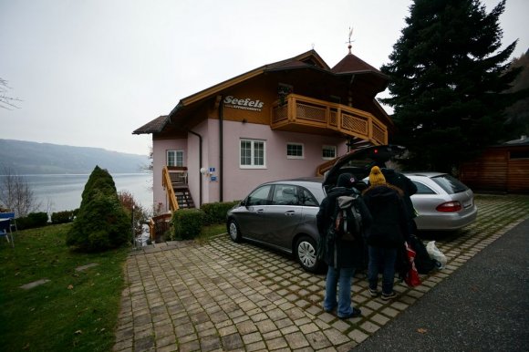 Döbriach'taki Seefels'den ayrılıp, Slovenya Bled'e doğru yola koyulduk.