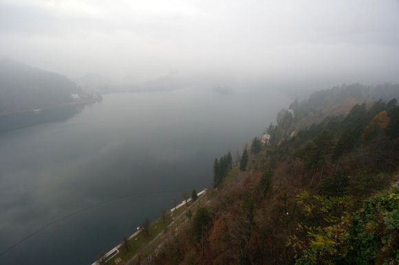 Slovenya, Bled Kalesi'nden göl