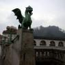 Slovenya Ljubljana Ejderha Köprüsü