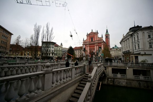 Slovenya Ljubljana, Üç Köprü