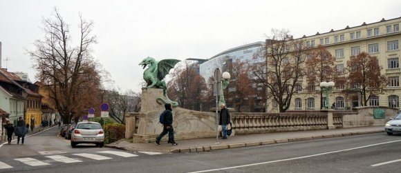 Slovenya Ljubljana Ejderha Köprüsü