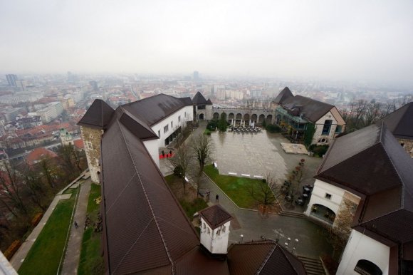 Slovenya Ljubljana kalesi