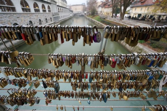 Slovenya Ljubljana, kilitler