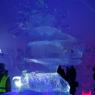 Kirkenes snow hotel,  buz otel bardaki ren geyigi heykeli