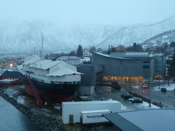 Stokmarknes'teki Hurtigruten müzesi