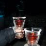 Magic Ice buz bardak içindeki içki ikramı, bar da buzdan tabii.