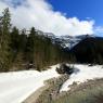 Innsbruck - Schwangau yolu boyunca Alpler.