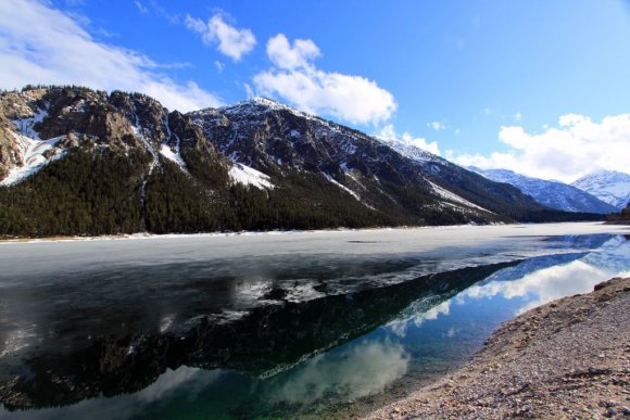 Plansee Gölü, Avusturya.