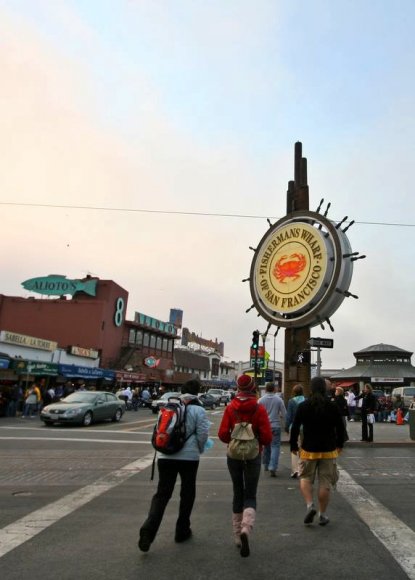 Fisherman's Wharf'ın girişi