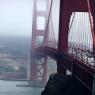 Golden Gate Köprüsü - Kuzeydeki Vista Point'ten görünüm.