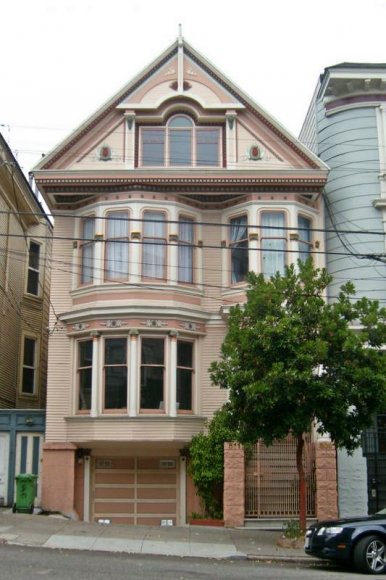 Haight-Ashbury - Viktoryan tarzı ev.