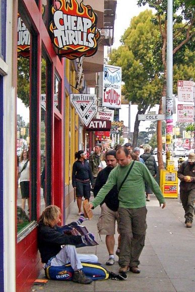 Haight-Ashbury'nin sokak biracısı :)