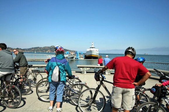 Sausalito ve San Francisco downtown feribotu