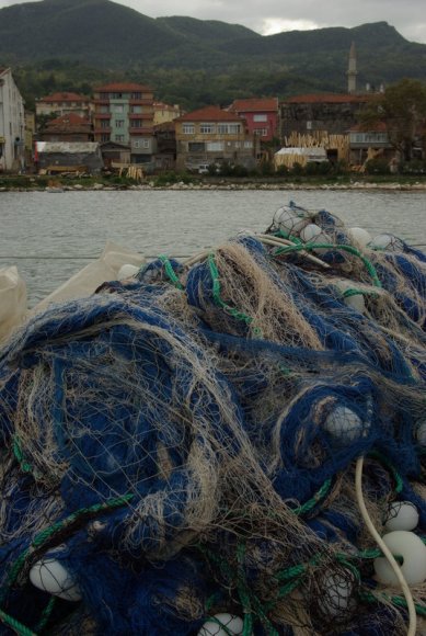 Balık ağları.