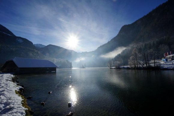 Konigssee Gölü.