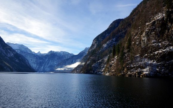 Konigssee Gölü.