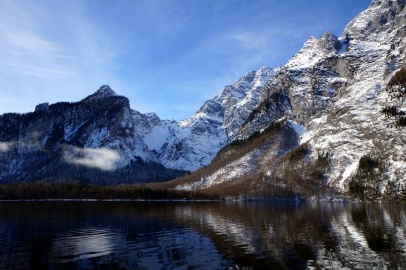 Konigssee Gölü.