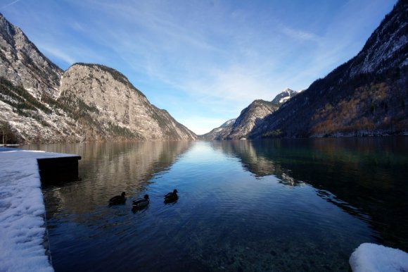 Konigssee Gölü.