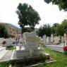 Mostar'da savasta ölenlerin konuldugu mezarlik.