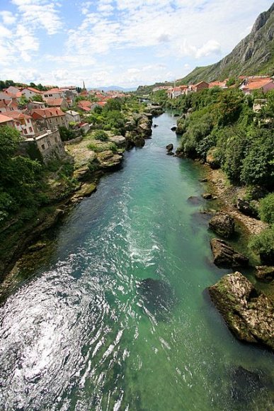 Mostar'da Neretva Nehri