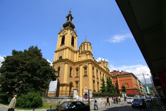 Congregational Church of the Holy Mother. 1868'de kurulmuş Saraybosna'nın en büyük Ortadoks kilisesi.