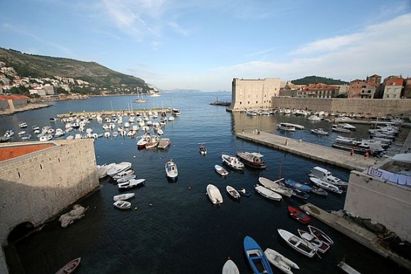 Dubrovnik eski şehirde liman