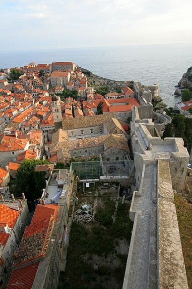 Dubrovnik şehir duvarları.