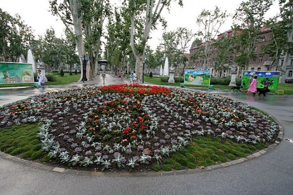 Zagreb'te bir park