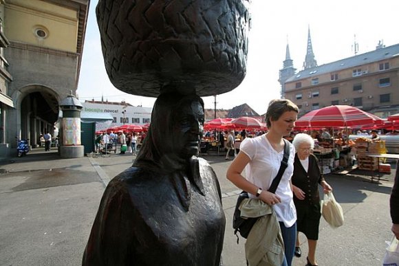 Zagreb'te halk pazari