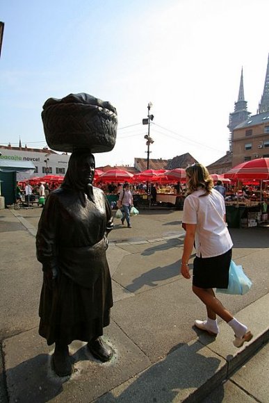 Zagreb'te halk pazari