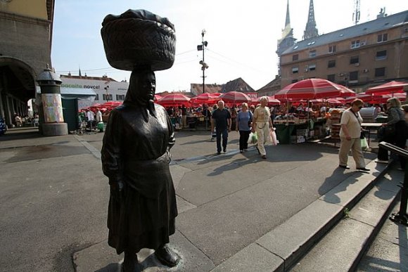 Zagreb'te halk pazari