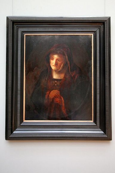 Mimara Müzesinde Rembrandt'in resmi.