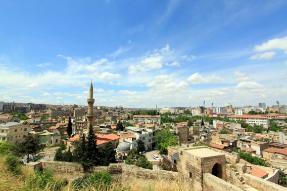 Gaziantep Kalesi'nden şehrin görünümü