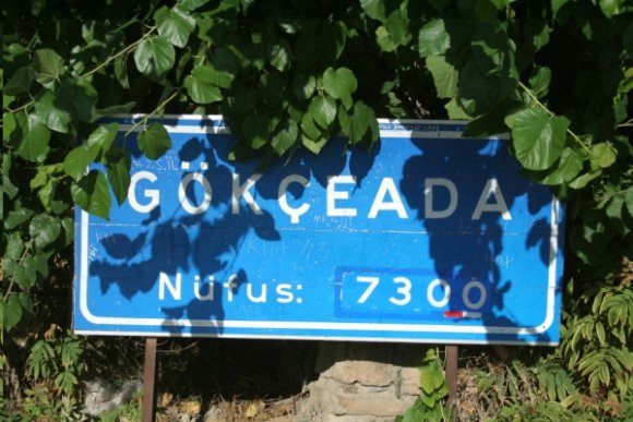 Gökçeada'nın sadece 7300 nüfusu varmış.