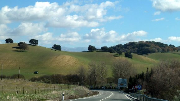 Olvera Ronda yolu.