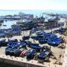 Essaouira - Balıkçıların yanaştığı liman. Burda büyük bir balık mezatı oluyor.