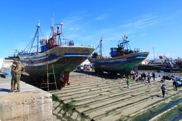 Essaouira - Balıkçı tekneleri.