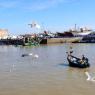 Essaouira - Limana giren bir tekne.
