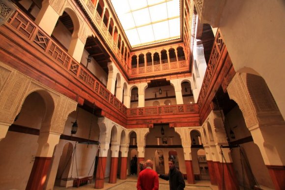 Fes - Nejjarine Müzesi. Fes'in en meşhur binalarından biridir. Müthiş ahşap işçiliği ile biliniyor.