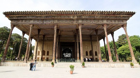 İsfahan - Çehel Sütun Sarayı.