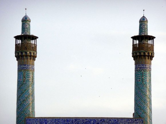 İsfahan - İmam Camii minareleri