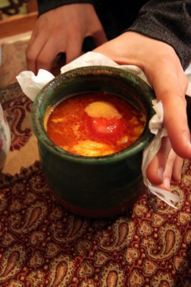 Iran'da en cok sevdigimiz yemek olan Abgust.