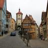 Kobolzeller Steige ve Spitalgasse, Rothenburg ob der Tauber