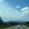 Münih Füssen yolundan manzaralar.