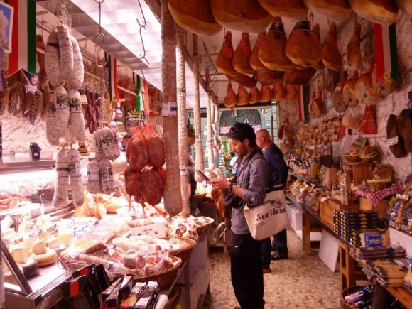 Şarküteri, Floransa, Toskana.
