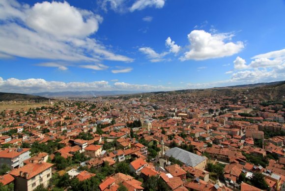 Kastamonu Kalesinden Kastamonu manzarası.